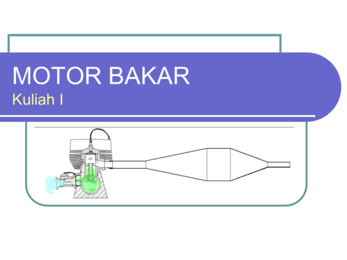 Macam macam motor bakar