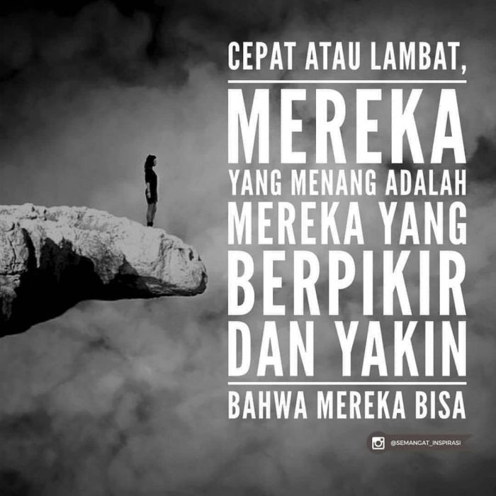 Keras kata depan demi motivasi bijak