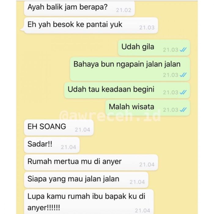 Lucu istri suami obrolan kocak abis absurd ketik ketawa kamu sendiri ngakak ujungnya ujung gagal paham
