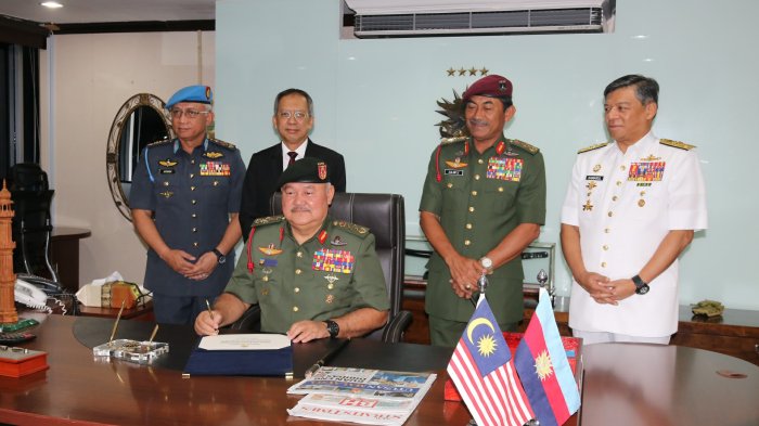 Indonesia laos mou pertahanan bidang kerjasama kementerian tandatangani kabarberita jakarta prabowo subianto cooperation menteri maj minister