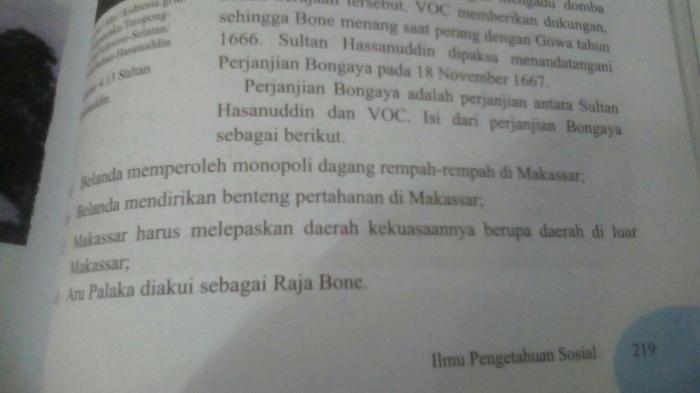 Perjanjian belanda pengaruhnya sebutkan materibelajar