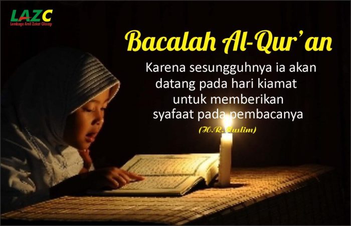 Contoh sikap mencintai al quran sebagai kitab alla