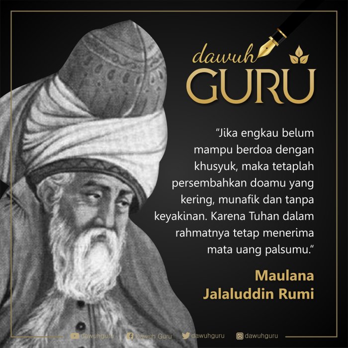 Kata kata jalaludin rumi