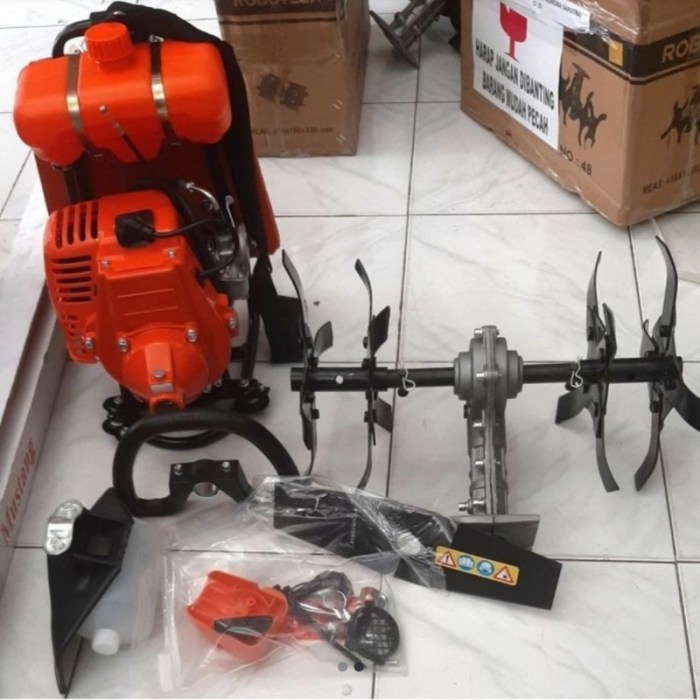 Traktor cultivator sawah mesin bajak