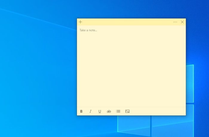 Cara mudah membuat notes di laptop