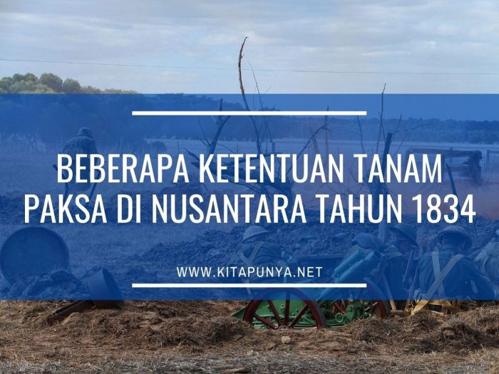 Mengapa pemerintahan hindia belanda melaksanakan tanam paksa