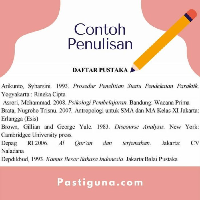 Daftar pustaka skripsi menulis penulisan pada jurnal rujukan tesis diperhatikan perlu berlaku berikut Cara menulis daftar pustaka