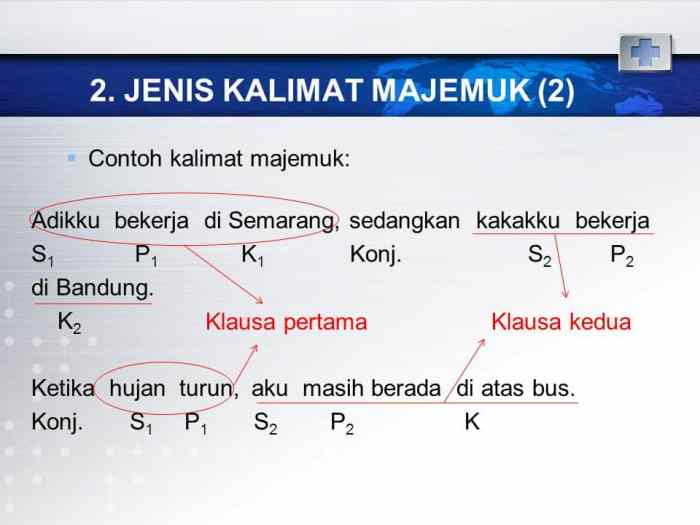 Pengertian dan ciri ciri kalimat majemuk