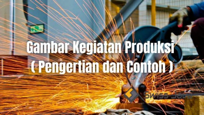 Empat jenis jenis kegiatan produksi