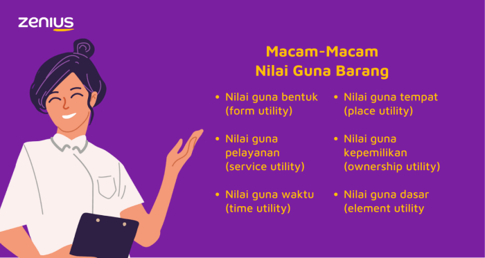 Nilai guna atau kegunaan barang