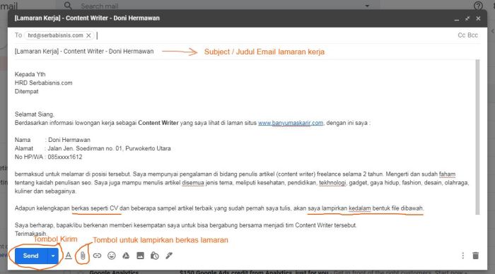 Melamar pekerjaan syarat pabrik