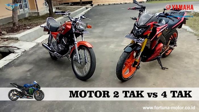 Pengertian motor 4 tak dan 2 tak