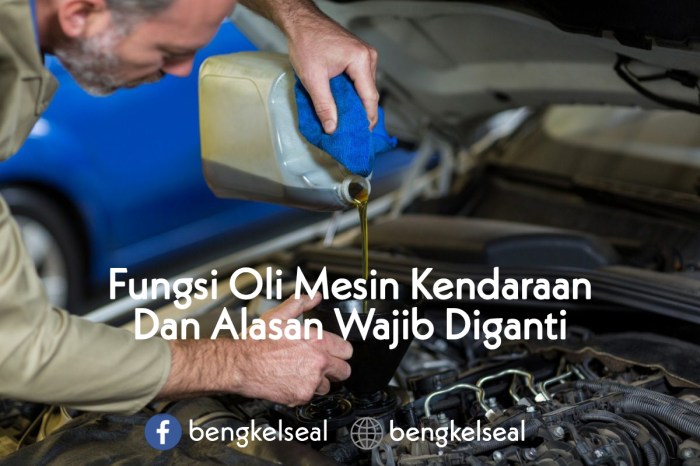 Syarat syarat oli mesin