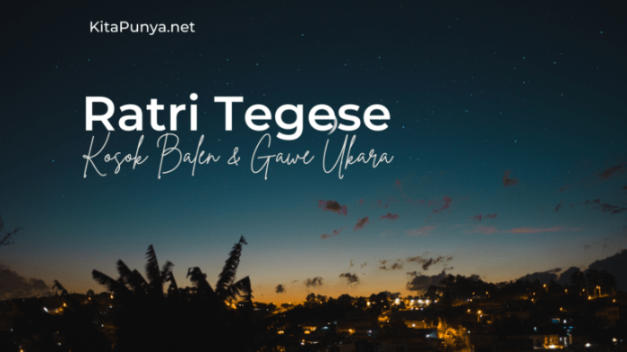 Ratri tegese