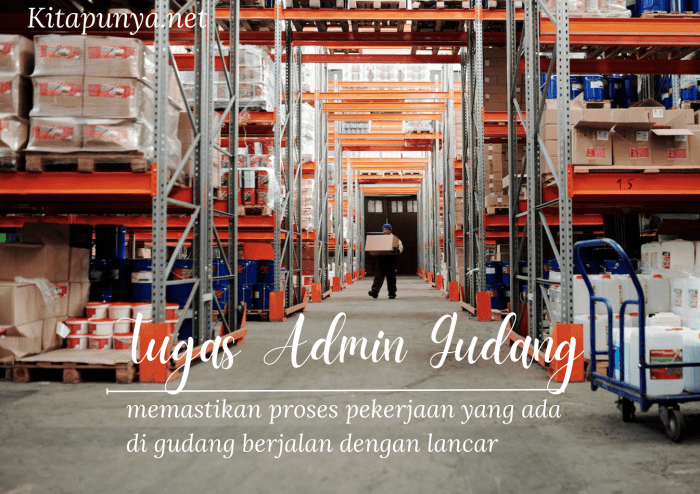 Jobdeks administrasi gudang