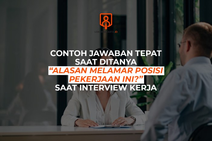 Tips menjawab alasan melamar pekerjaan