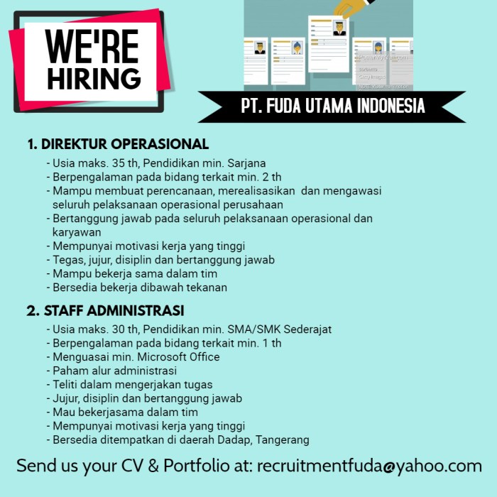 Cara kerja staff administrasi