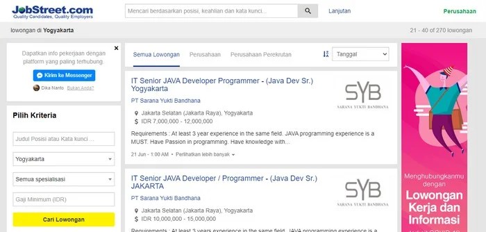 Jobstreet agar kerja dipanggil melamar juga kamu cepat diharapkan lokasi gaji penempatan berisikan