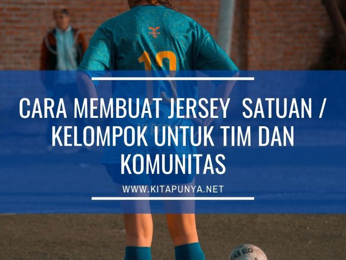 Cara membuat jersey