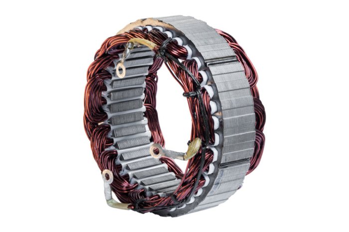 Generator stator bagian listrik antara balik mengeluarkan lain tegangan bolak diam dari