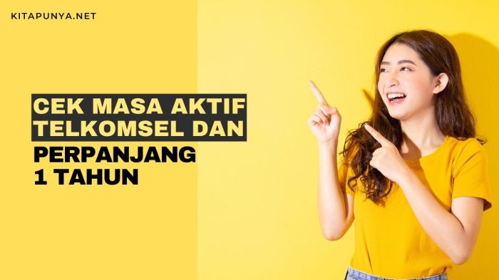 Cek masa aktif telkomsel dan perpanjang 1 tahun