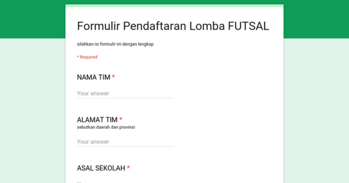 Daftar lomba blog