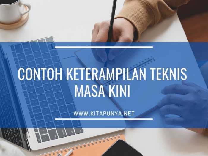 Contoh keterampilan teknis