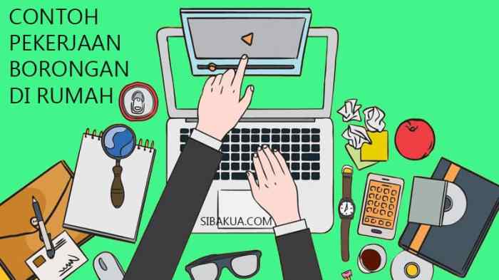 Pekerjaan borongan yang bisa dikerjakan di rumah