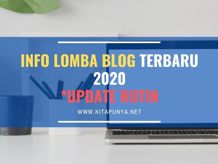 Daftar lomba blog