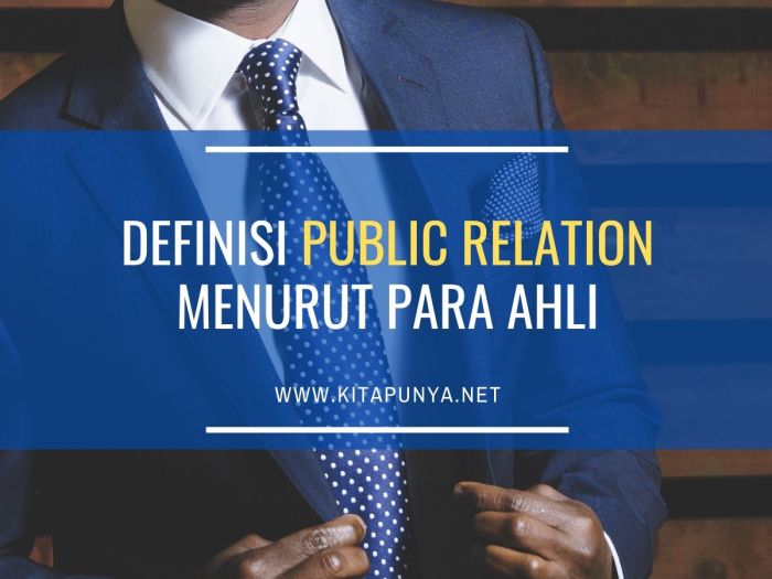 Definisi public relation