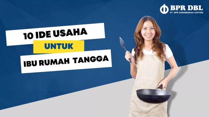 Usaha rumahan tangga menguntungkan