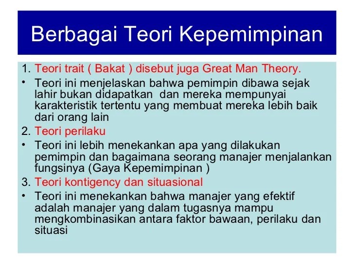 Teori kepemimpinan kontingensi awal psikologi linkage tabel
