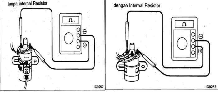 Cara memeriksa ignition coi