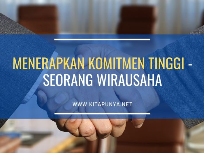 Komitmen pengertian contohnya ciri