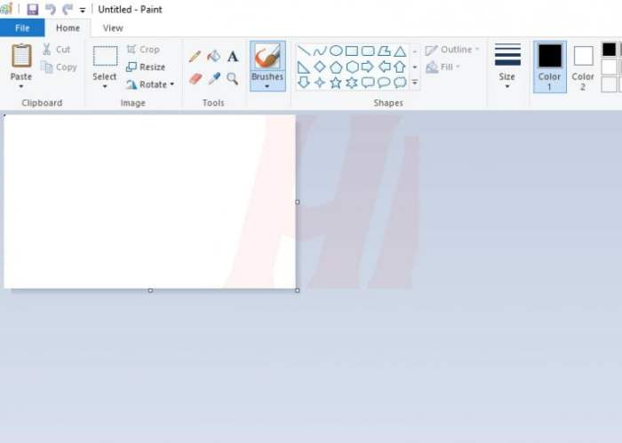 Cara membuka program paint