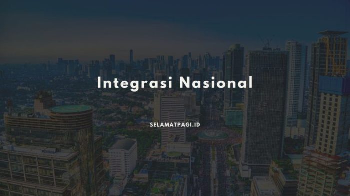 Jenis jenis instegrasi nasional menurut myron weiner