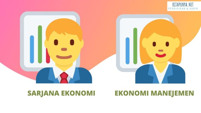 Perbedaan sarjana ekonomi dan manajemen