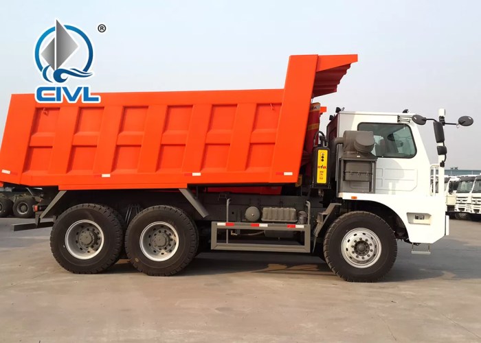 Tugas operator dump truck
