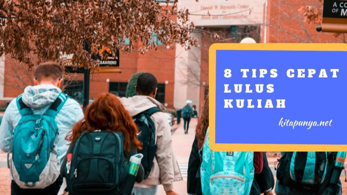 Tips cepat lulus kuliah