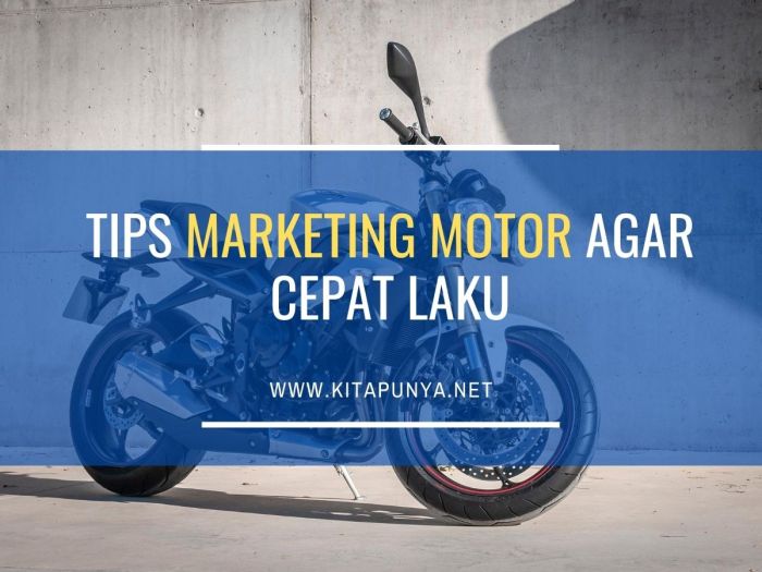 Tips marketing motor