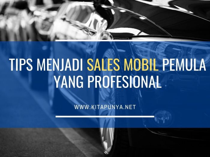 Tips menjadi sales mobil