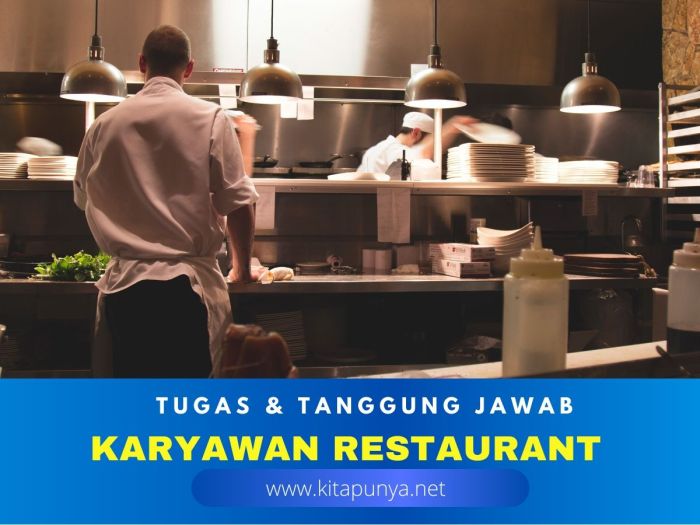 Tugas karyawan restoran
