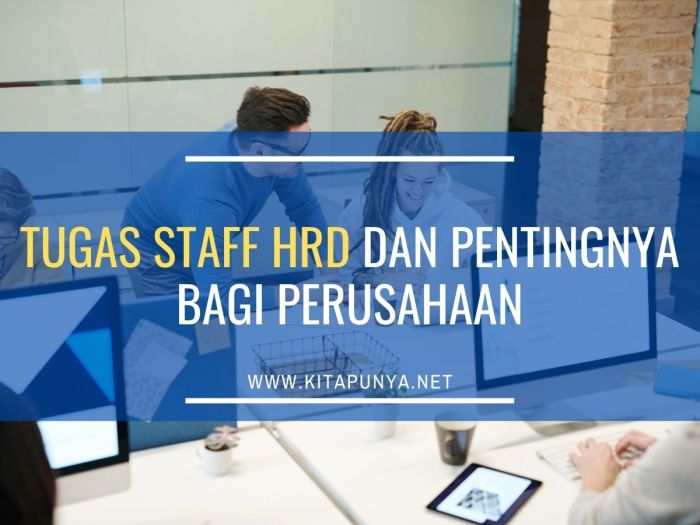 Tugas staff hrd