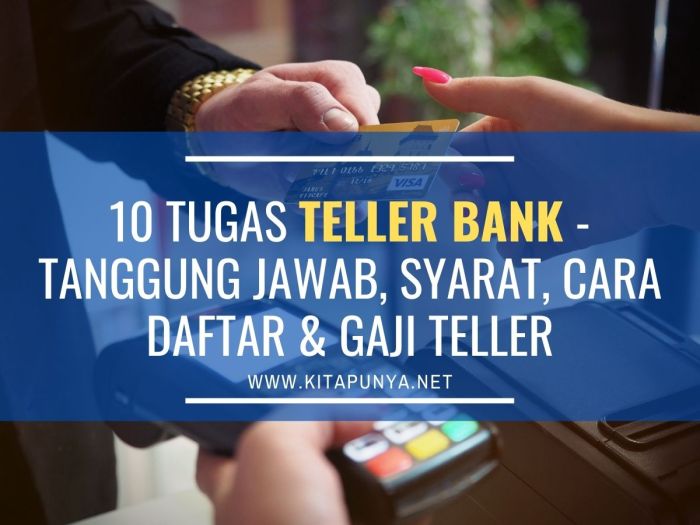 Tugas teller bank