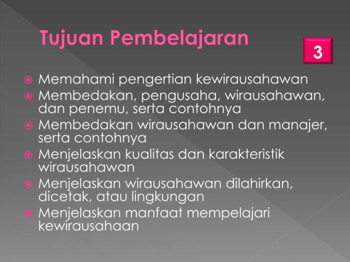 9 macam perilaku seorang wirausaha