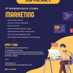 Lowongan Kerja Marketing PT Mandiri Raya Utama