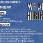 Lowongan Kerja Pramuniaga PT Zona Karya Nusantara