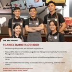 Lowongan Kerja Trainee Barista Kopi Kenangan